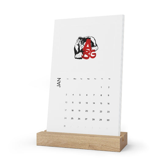 Vertical Desk Calendar