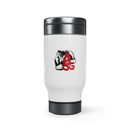 Stainless Steel Travel Mug with Handle, 14oz